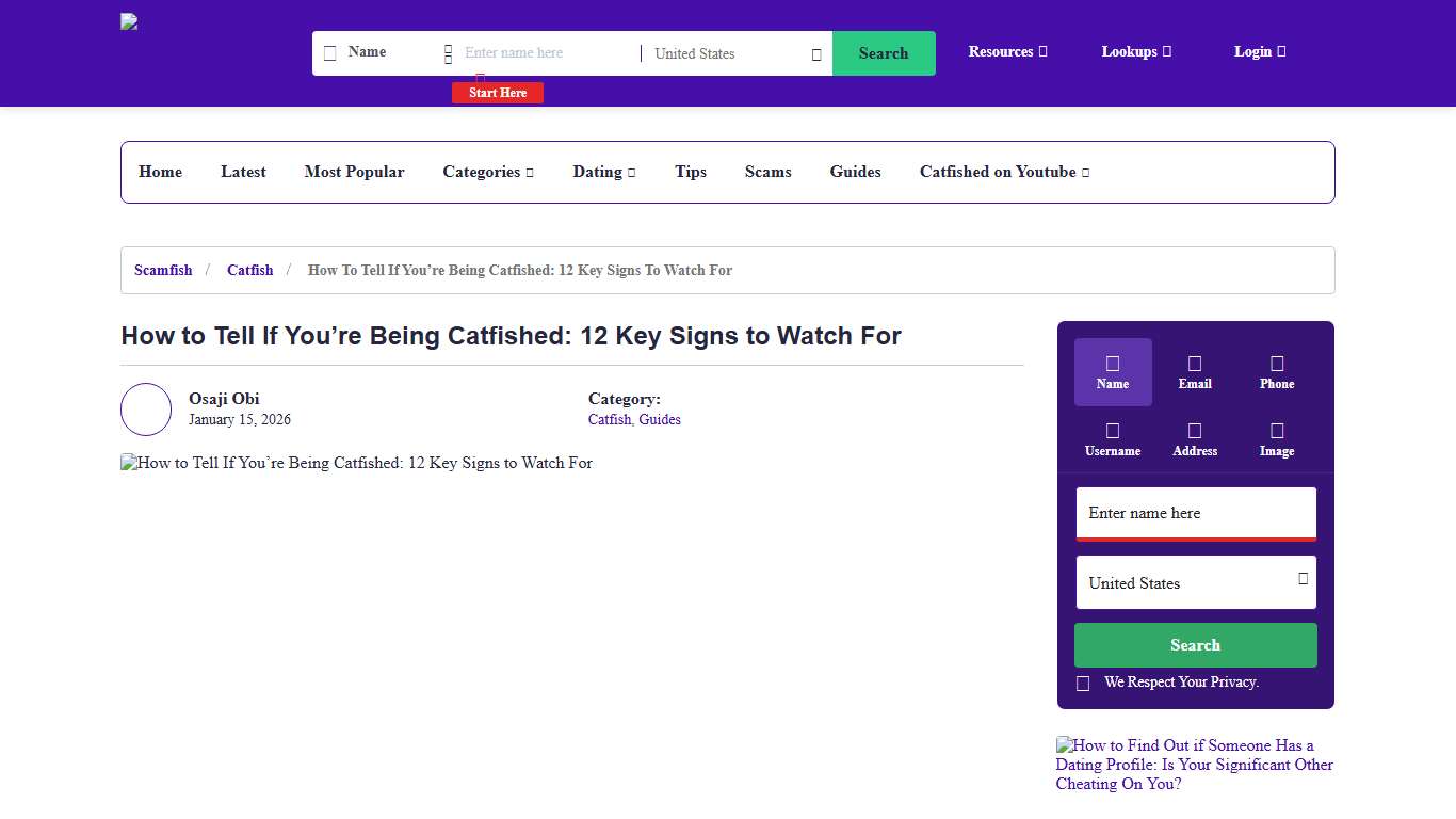 How to Tell If You're Being Catfished: 12 Signs & Free Methods SocialCatfish